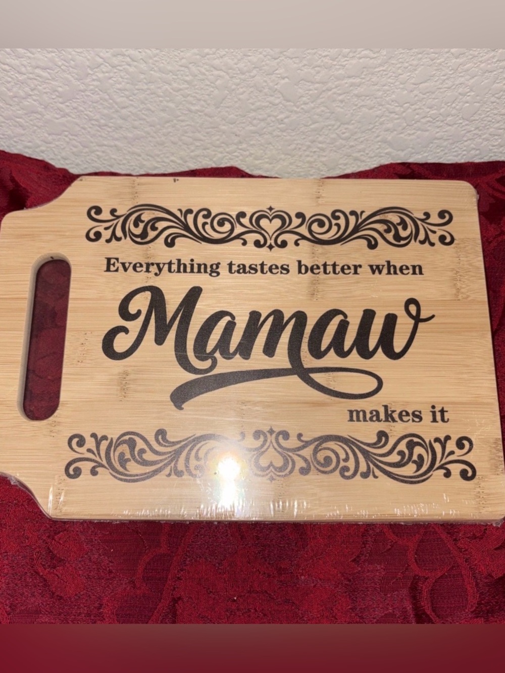 Wooden Chopping Board Mamaw